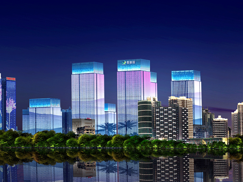 武昌區沙湖周邊樓宇景觀照明規劃設計